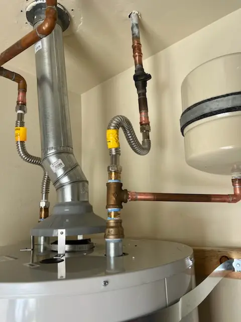 Water heater installation and plumbing repair in Waterview